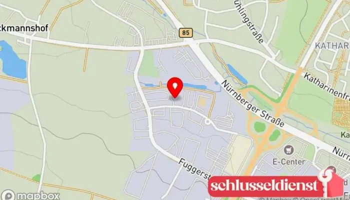 Karte von Thomas Friedrich Metallbau GmbH Metallbauunternehmen in Amberg