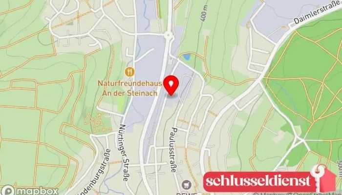 Karte von Thomas Taschner Metallbau Metallwerkstatt in Neuffen