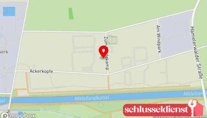 Karte von Thorsten Fricke Stahl- und Metallbau Metallbauunternehmen in Hohenhameln