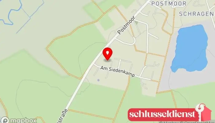 Karte von Tischlerei Blohm Möbeltischler, Bautischlerei, Treppenbauunternehmen in Bliedersdorf