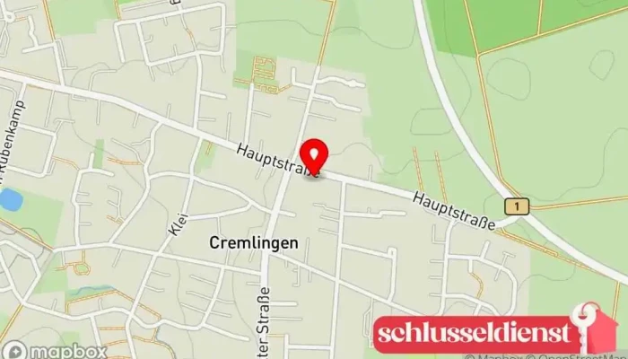 Karte von Tischlerei Freise Möbeltischler in Cremlingen