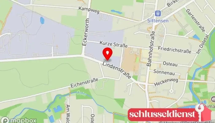 Karte von Tischlerei Harms GmbH Möbeltischler, Bautischlerei in Sittensen