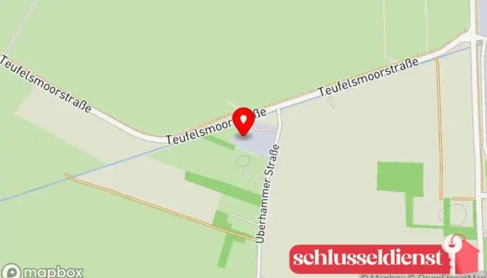 Karte von Tischlerei Johann Kück GmbH Fensteranbieter in Worpswede