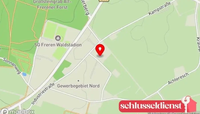Karte von TL Metall- und Stahlbau GmbH & Co.KG Stahlbauunternehmen, Metallbauunternehmen, Metallverarbeitungsunternehmen in Freren
