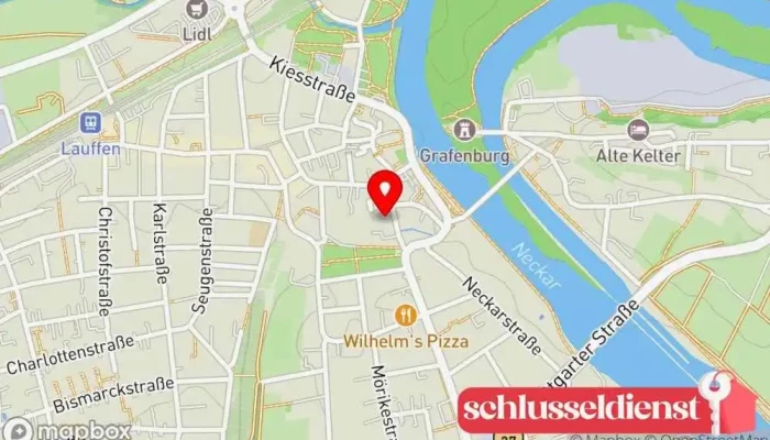 Karte von Tobias Maurer Metallbau und Schlosserei Metallbauunternehmen in Lauffen am Neckar