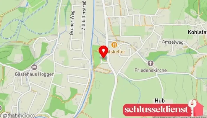 Karte von Tourist Info Aschau i.Ch. Touristeninformation in Aschau im Chiemgau