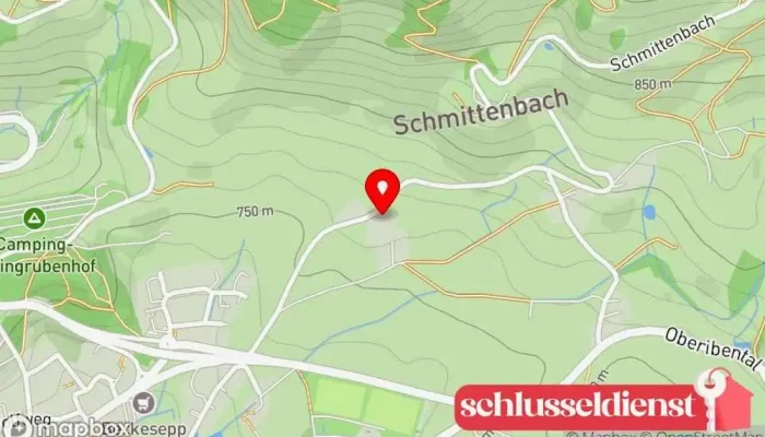 Karte von Tresore & Schlosserei - Theo Ruf Tresor- und Geldschrankhändler, Metallbauunternehmen in St. Peter