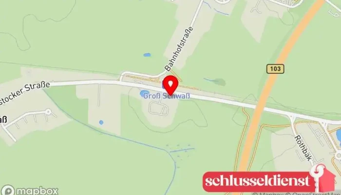 Karte von TTZF GmbH Garagentoranbieter, Automationsunternehmen, Markisenanbieter, Geschäft für Türen, Garagenbauer in Kritzmow