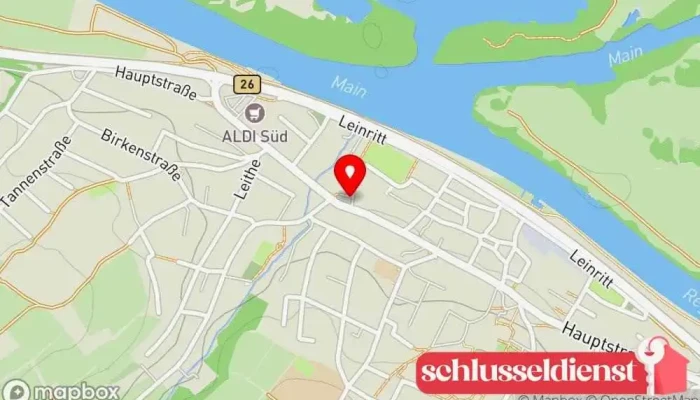 Karte von Unteres Schloss Bischberg Schloss in Bischberg