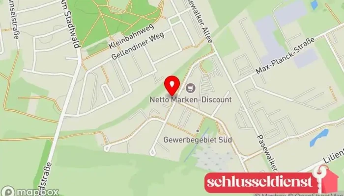 Karte von Uwe Schmidtwilken Bauschlosserei Metallwerkstatt in Anklam