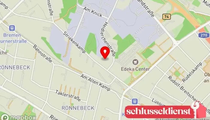 Karte von vonOehsenundPartner Metallbauunternehmen in Bremen