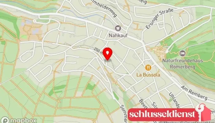 Karte von W. Gallenbach Schlosserei Metallwerkstatt in Keltern