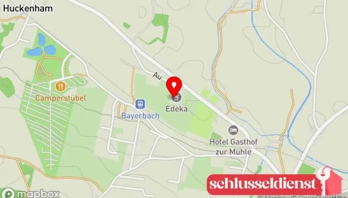 Karte von Wasner Johann GmbH Rottaler- Land-Feinkost Fleischerei in Bayerbach