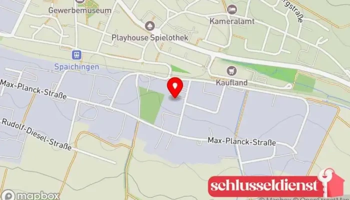 Karte von Weizel Metalltechnik Metallbauer in Spaichingen