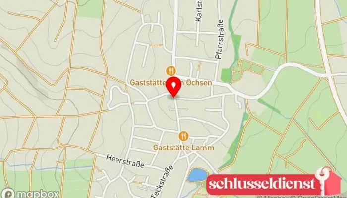Karte von Werner Muth GmbH Generalunternehmer in Bissingen an der Teck