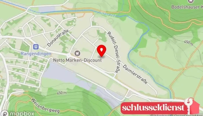 Karte von Widmaier S. Schlüsseldienst in Rangendingen