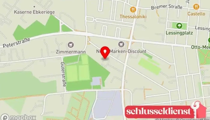 Karte von wilbers-metallverarbeitung Metallbauunternehmen in Wilhelmshaven
