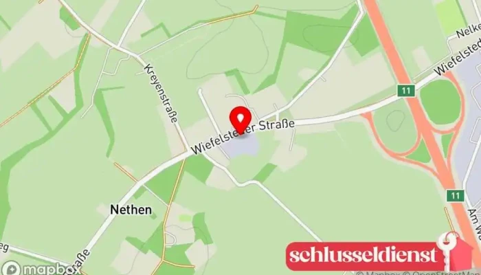 Karte von Wilhelm Gerd Duenne Metallbauunternehmen in Rastede