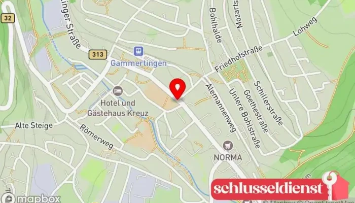 Karte von Wilhelm Herre, Steinmetz- und Grabstein GmbH Steinmetz in Gammertingen