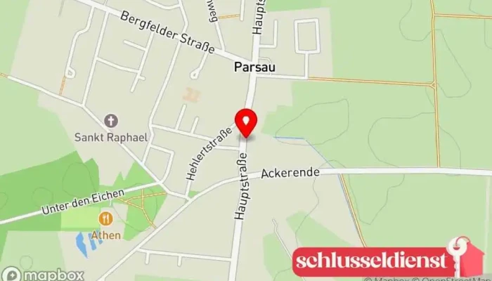 Karte von Wilhelm Rauschenbach Metallbauunternehmen in Parsau