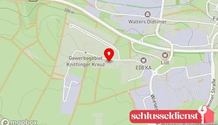 Karte von Wilhelm Stahl- u. Metallbau GmbH Metallbauunternehmen, Blechanbieter in Knittlingen