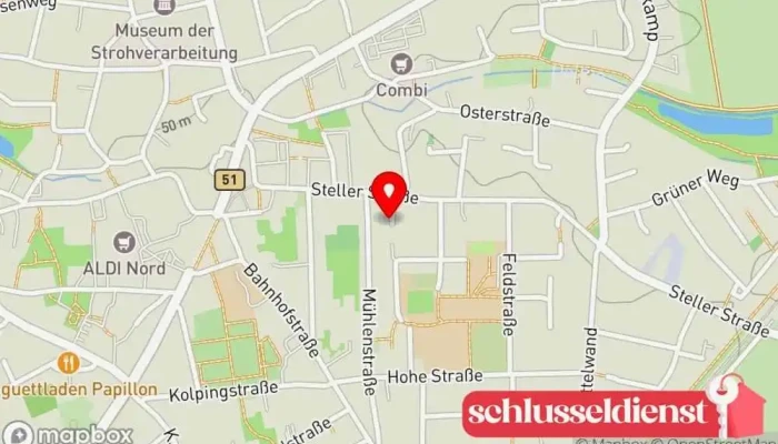 Karte von Wilkens und Platter Metallbau GmbH Metallbauunternehmen in Twistringen