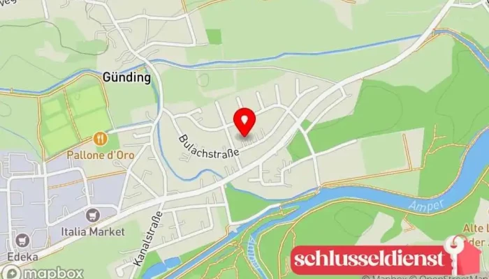 Karte von Wingert Metallbau Metallbauunternehmen in Bergkirchen