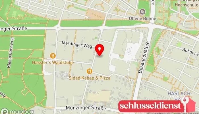 Karte von Winterhalter GmbH Stahl - & Metallbau Stahlbauunternehmen, Metallbauunternehmen, Metallwerkstatt in Freiburg im Breisgau