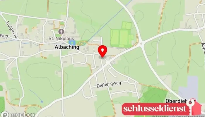 Karte von Wohnen und Kunst Ferienwohnung in Albaching