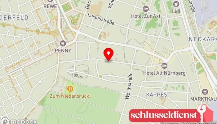 Karte von Wolfgang Weber Metallwerkstatt in Mannheim
