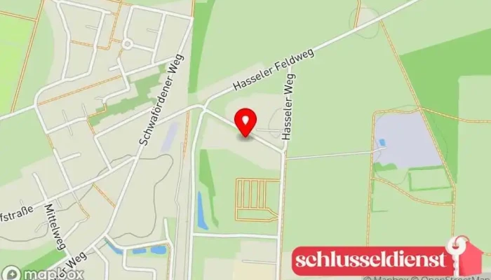 Karte von Wolter Metallbau UG (haftungsbeschränkt) Metallbauunternehmen in Sulingen