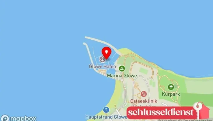 Karte von Yachthafen Glowe Jachthafen in Glowe