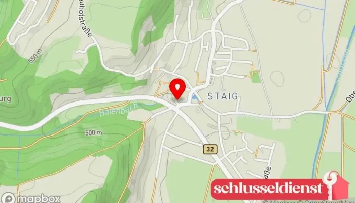 Karte von Zimmerei Matzenmiller GmbH & Co. KG - Ihr MEISTERMODERNISIERER Zimmermann in Fronreute